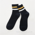 WSP-1188 Wholesale Jacquard Fahion Style Solid Color Navy Women Sports Socks China Manufacturer Latest Design Socks
